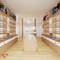 Thiết kế cửa hàng kính mắt bác sĩ Giang chuẩn y khoa 